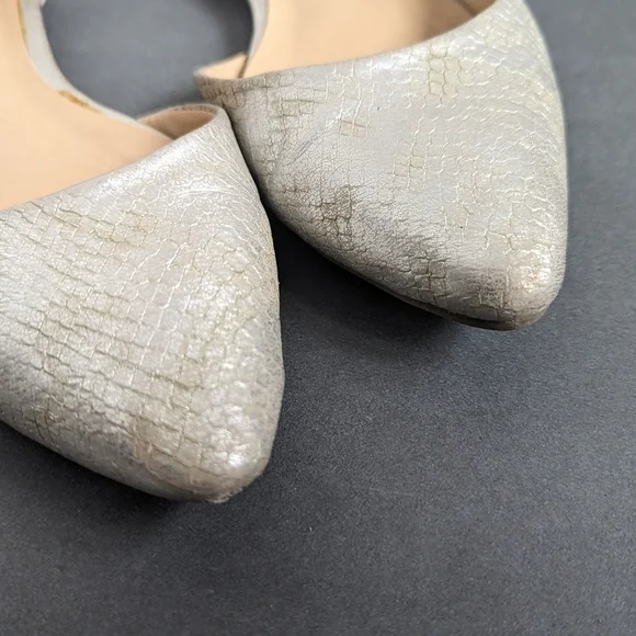 Apt 9 bambra skimmer snakeskin pewter flats size 7.5 - Picture 5 of 6